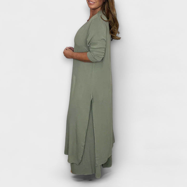 3-teiliges stilvolles Damen-Co-Ord-Set