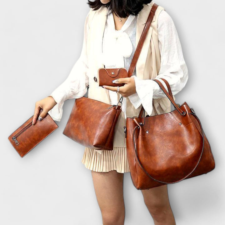 Brava - 4-teiliges Vintage-Taschen-Set