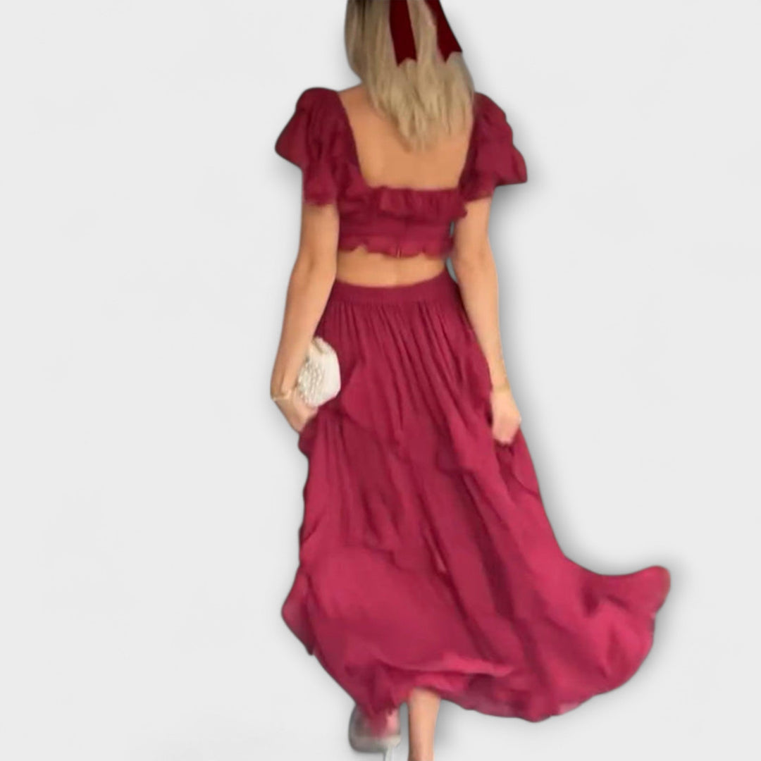 Elisa - Kleid mit Rüschendetails