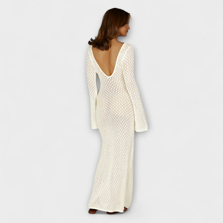 Anne - Weißes Luna Strandkleid