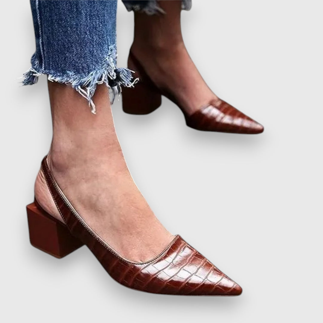 Nora – Vintage Slingback-Pumps