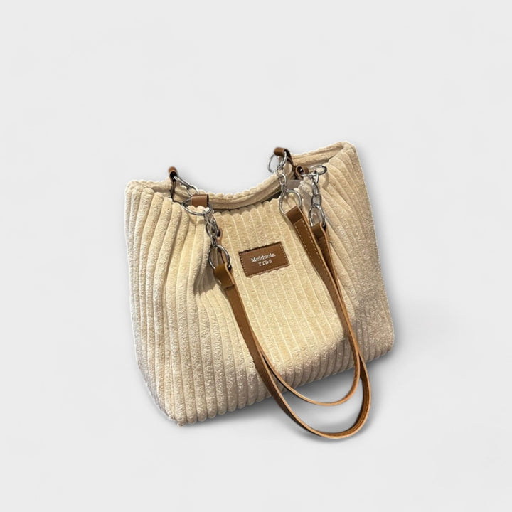 Brava - Weiche Cord-Schultertasche