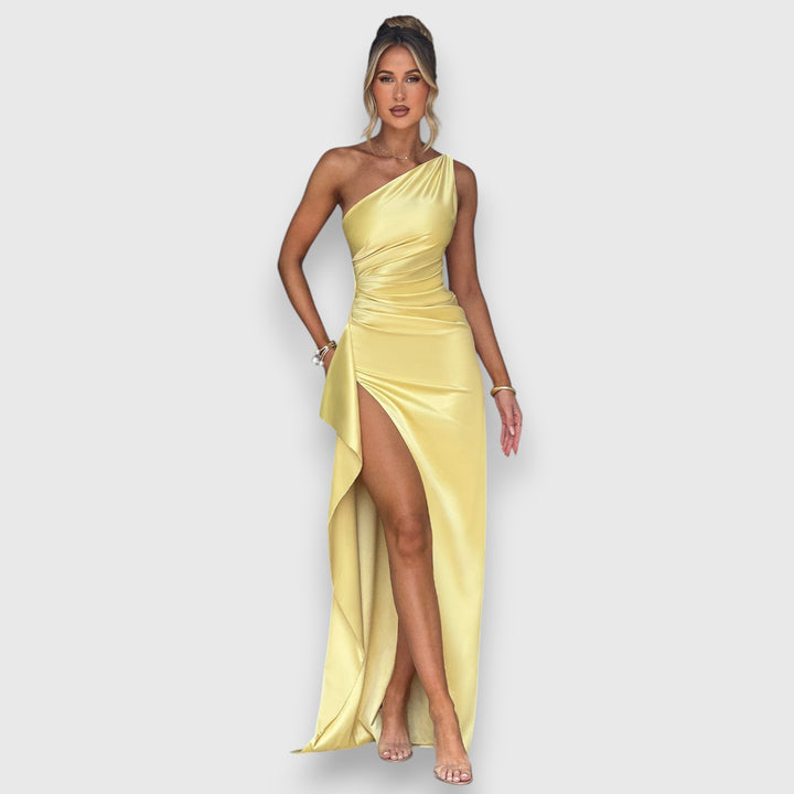 Sienna – One-Shoulder Maxikleid