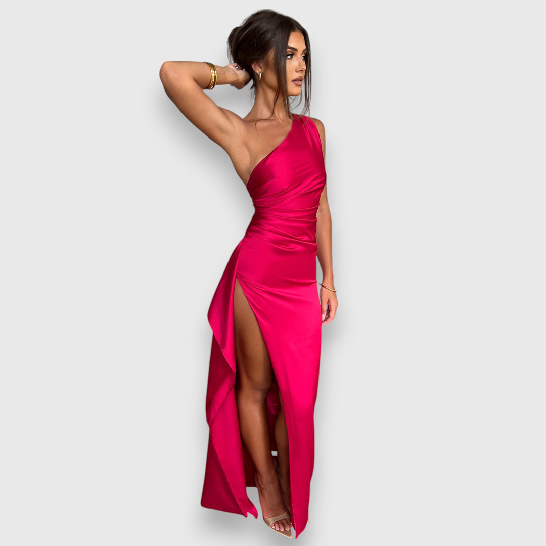 Sienna – One-Shoulder Maxikleid