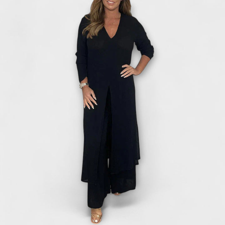3-teiliges stilvolles Damen-Co-Ord-Set