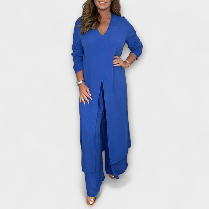 3-teiliges stilvolles Damen-Co-Ord-Set