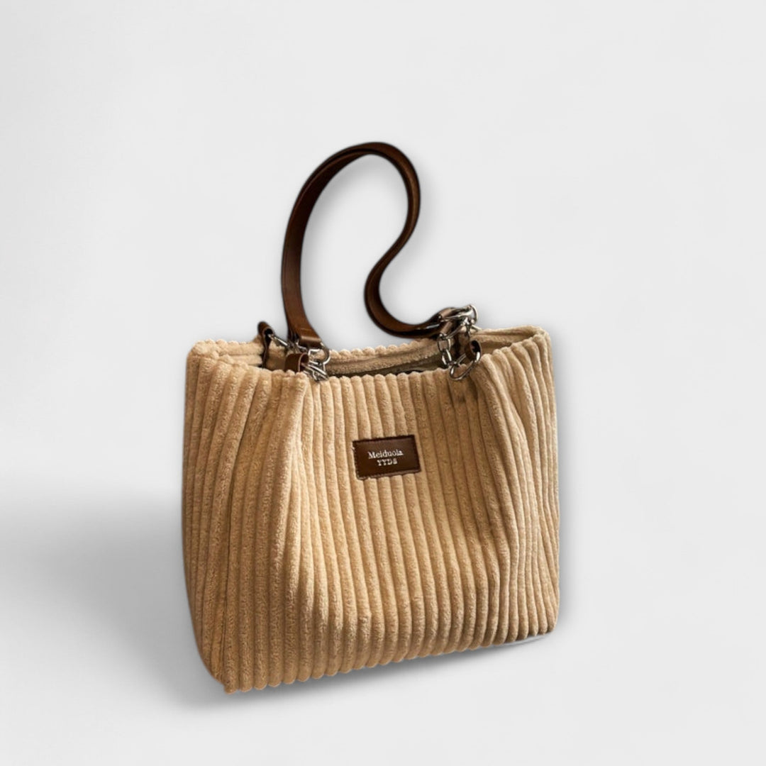 Brava - Weiche Cord-Schultertasche