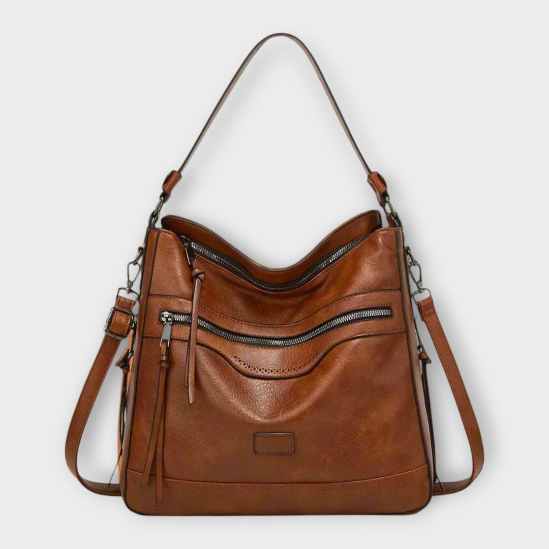 Brava - Klassische Retro-Schultertasche